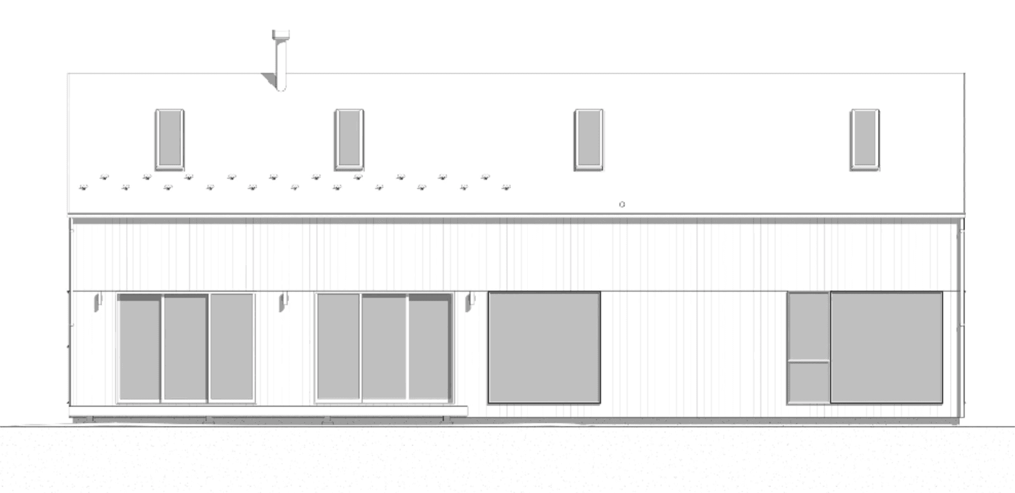 Cabin architectural drawing 5 — floor plan and layout