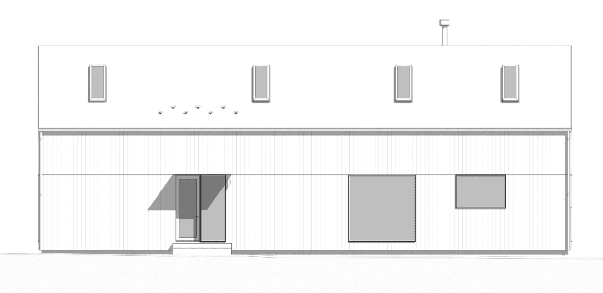 Cabin architectural floor plan