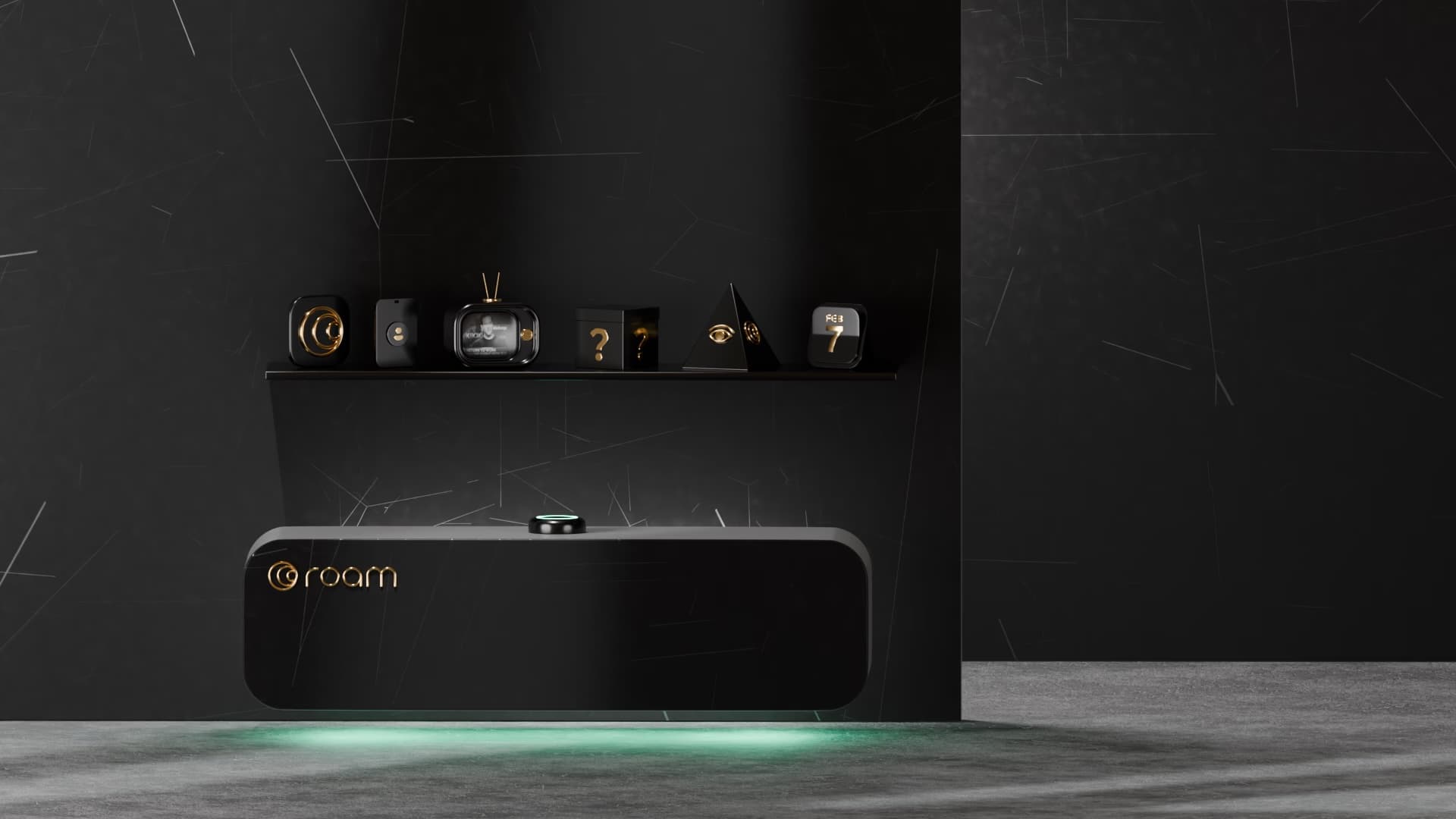 Roam meeting room with video conferencing