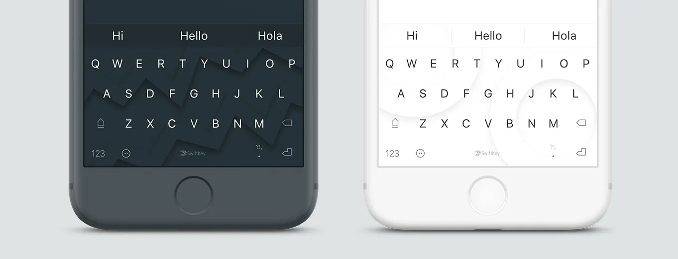 Animated keyboards using Facebook Keyframes
